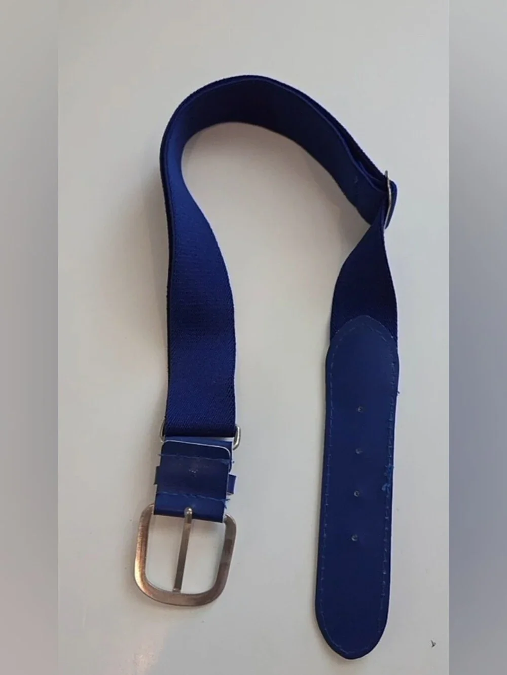 Kid's Elastic Royal Blue Baseball Belt